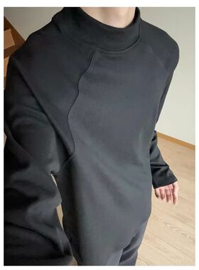 DR01高质量高领冬季打底衫黑色白色深灰M3X20