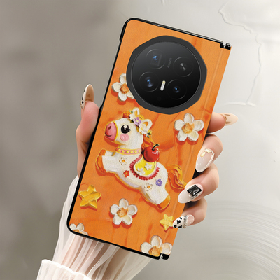 适用荣耀magicv6手机壳趣味卡通