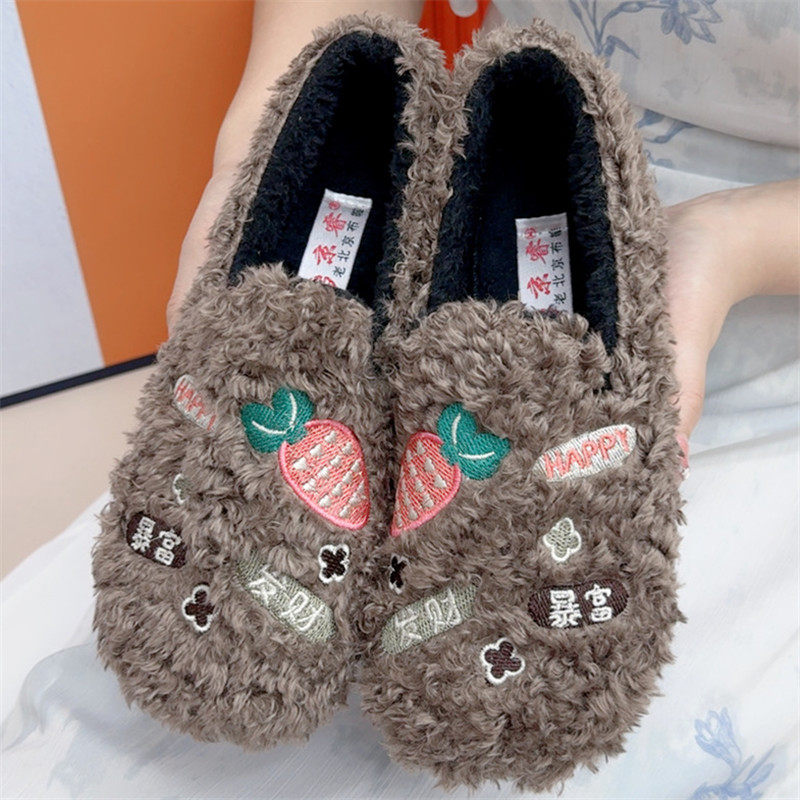 京睿（女鞋）2024新款棉鞋外穿毛毛鞋平底软底气质老北京棉鞋,女鞋,棉鞋,淘宝优惠券,粉丝福利购,淘宝优惠卷