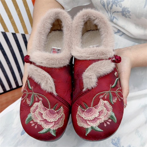 保暖加绒老北京布鞋京睿民族风