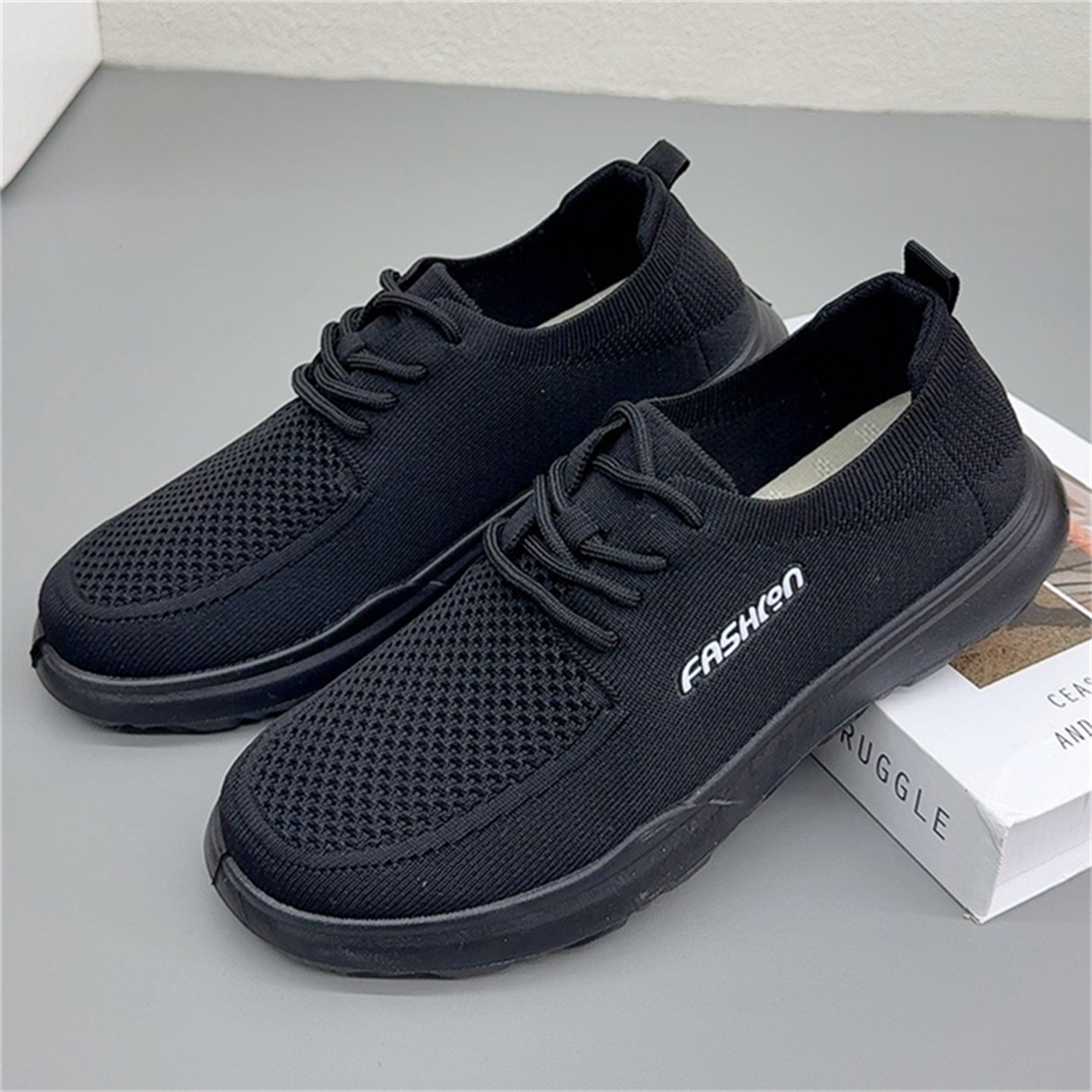 早春新款男士老北京布鞋飞织网面休闲健步单鞋舒适轻便爸爸鞋,流行男鞋,布鞋,淘宝优惠券,粉丝福利购,淘宝优惠卷