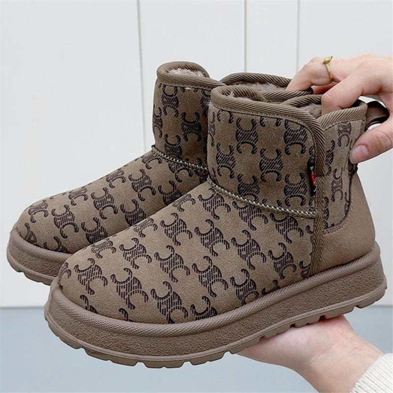 京睿老北京布鞋2024冬季新款洋气百搭雪地靴加绒加厚保暖平底棉鞋,女鞋,时尚雪地靴,淘宝优惠券,粉丝福利购,淘宝优惠卷