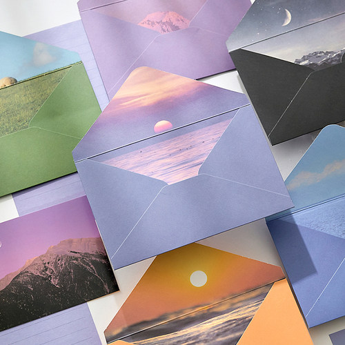 梦旅剧场信封信纸套装高颜值