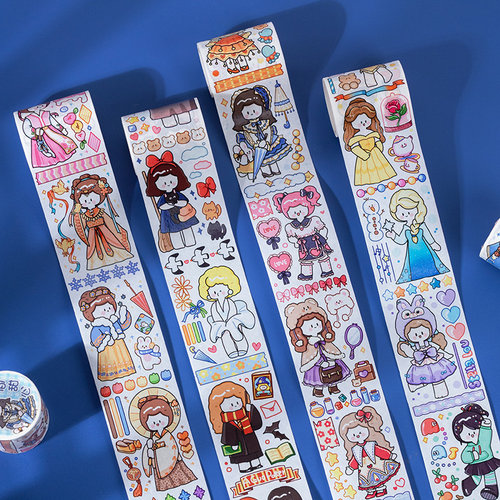 阿果变变人物特油胶带手帐装饰