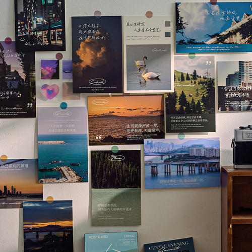 人生是旷野明信片ins励志文艺风