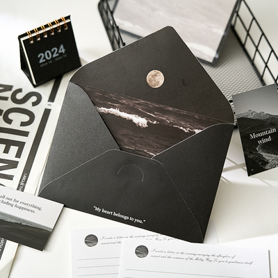 风月无边信封信纸套装高颜值