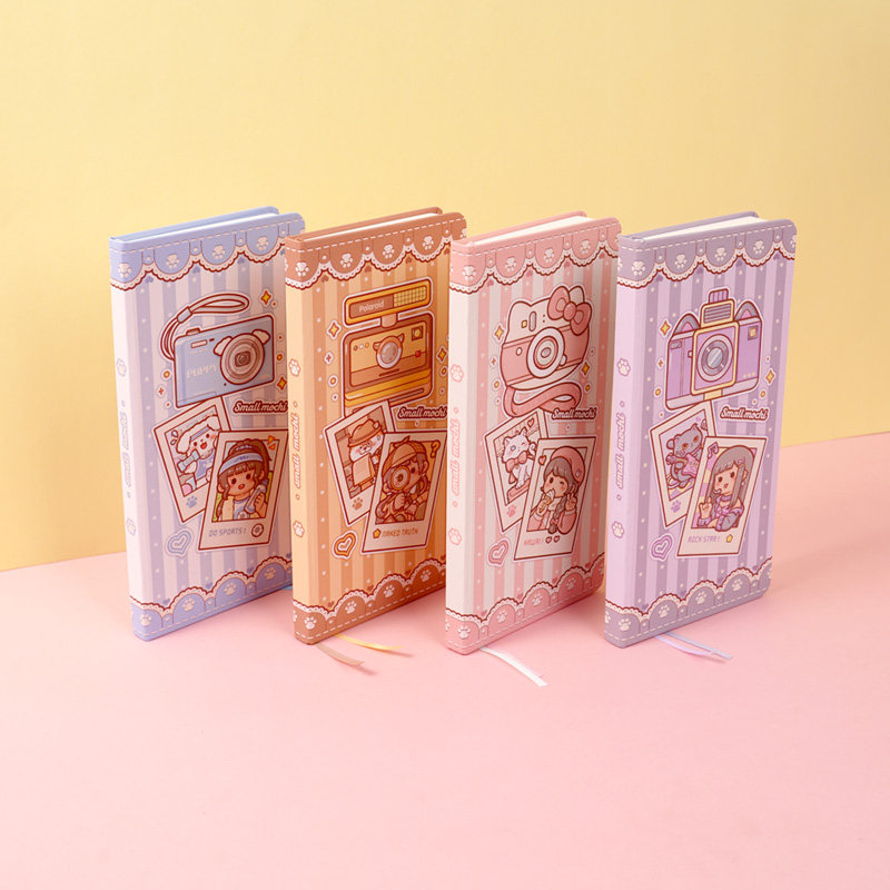 작은 떡 애완 동물 시리즈 주간 간단한 그리드 노트 귀여운 소녀 하트 스퀘어 계획 노트 일기