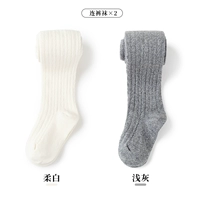 12-25 ℃ пружина и осенние трусики с мягкой белой+светло-серым [2 части установки]