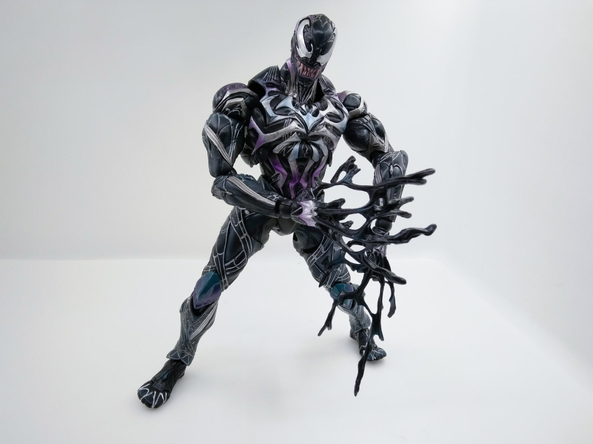 复仇者联盟  playarts改 pa改 蜘蛛侠毒液 关节可动 盒装手办