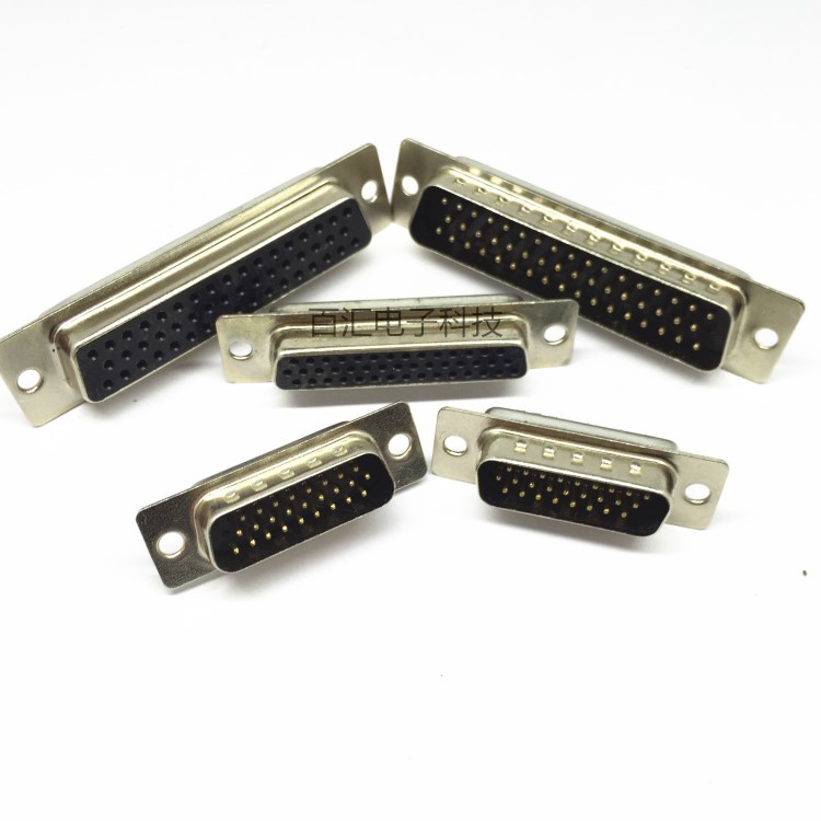 优质 外壳连接器HDB26 44 50pin 公头母头 伺服插头 三排焊线接头