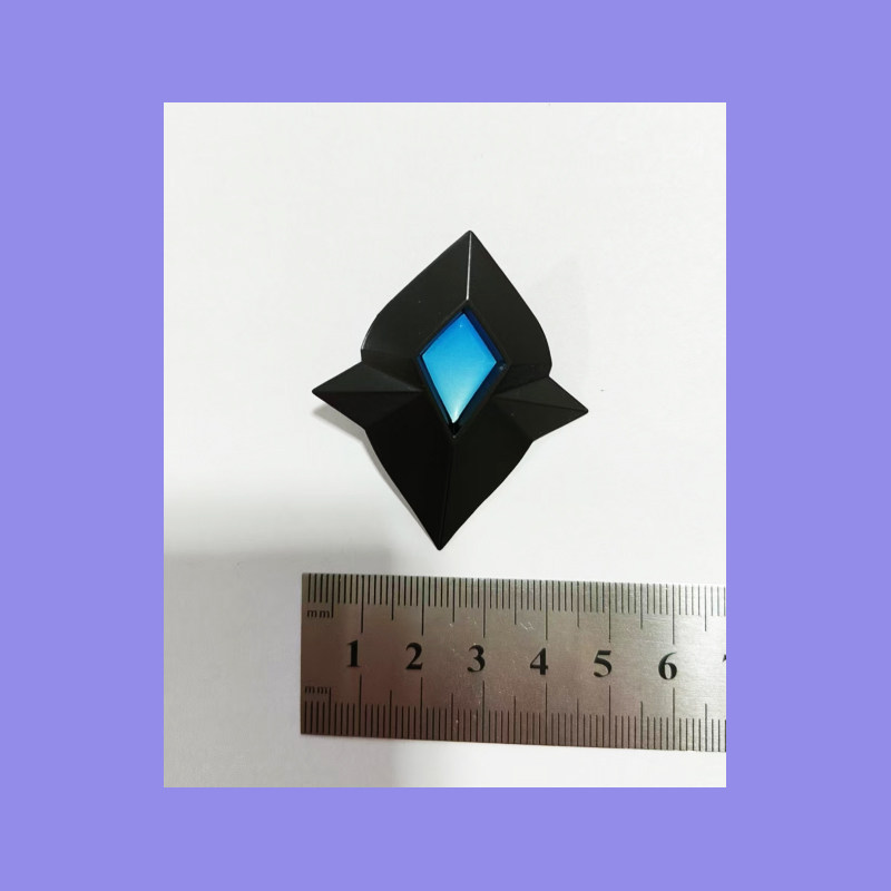 thumbnail for Black Swan Cosplay Prop Brooch Headwear Star Dome Railway Cosplay Metal Prop Resin Gradient Accessories