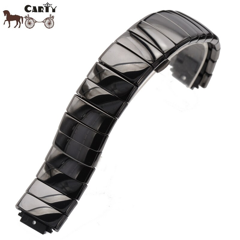 Carty手表陶瓷表带表链手表带女男真系列20mm14mm适用雷达RADO