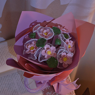 景德镇陶瓷手工DIY捏花荷花荷叶莲蓬单枝花束材料包送女友闺蜜