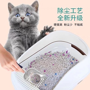 新款 除臭10kg膨润土大颗粒低粉尘吸水结团钠基猫沙猫砂 公斤 包邮