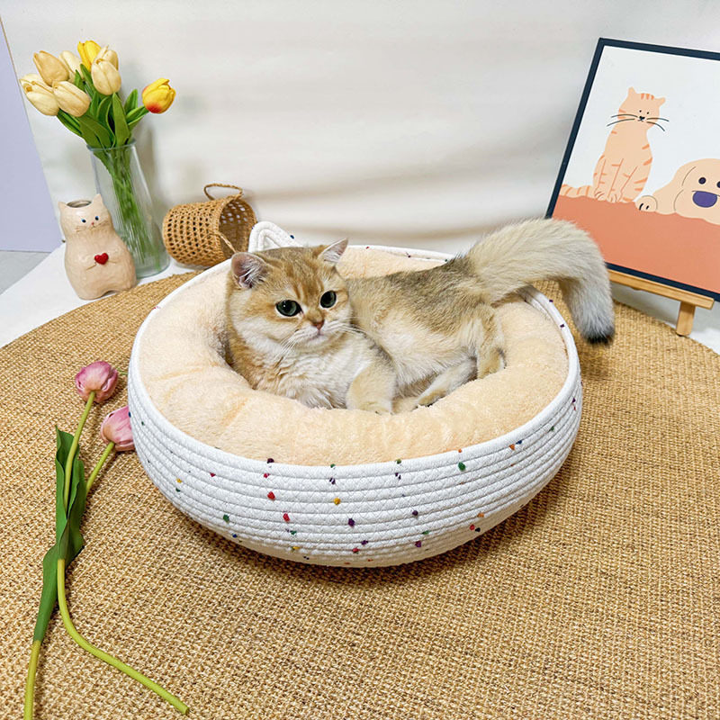 猫窝四季通用冬季保暖猫抓板一体可拆洗冬天猫咪猫窝藤编织宠物窝,宠物/宠物食品及用品,猫笼子/猫别墅,淘宝优惠券,粉丝福利购,淘宝优惠卷