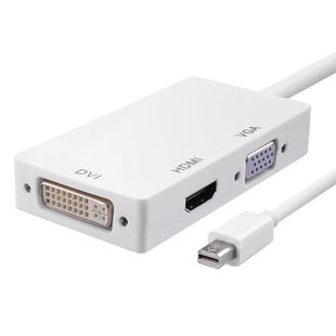 VGA mac苹果电脑转换器macbookair转接头投影仪minidp转HDMI DVI