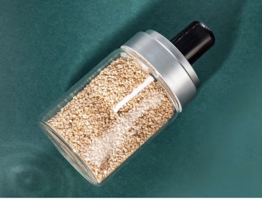 喜尚厨房用品勺盖一体式调料罐家用收纳大全调料盐糖佐料密封防潮