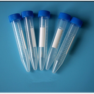 塑料离心管10ml尖刻 旋盖 100支/包尖底螺口刻度离心管EP管