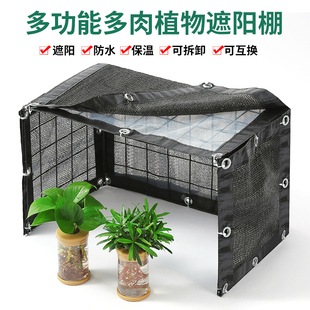 多肉遮阳遮雨棚流浪猫避雨帐篷阳台窗台庭院绿植花卉防晒可折叠