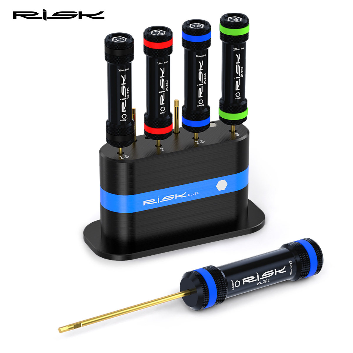 RISK自行车工具内六角扳手 油碟手变刹车夹器后拨维修 螺丝刀套装