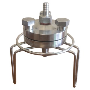 定制304不锈钢换膜平板过滤器47mm膜盒SDI检测仪 可重复使用热压