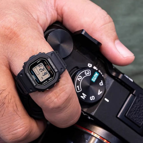 卡西欧G-SHOCK戒指手表 DWN-5600小方块男女潮玩防水指环电子腕表