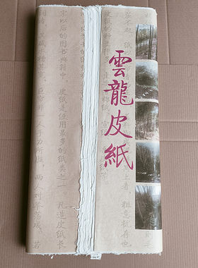 四尺二层云龙皮纸安徽不洇墨半熟