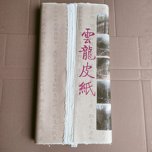 四尺二层云龙皮纸安徽不洇墨半熟