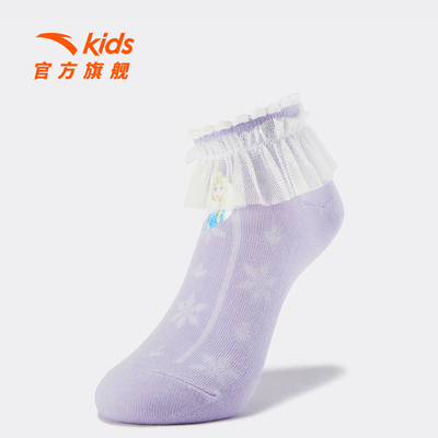 安踏儿童女小童潮流短袜