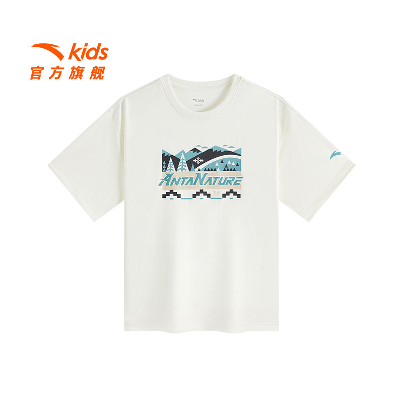 安踏儿童男大童针织短袖衫2025秋季新款舒适亲肤中大童速干短袖T,童装/婴儿装/亲子装,T恤,淘宝优惠券,粉丝福利购,淘宝优惠卷