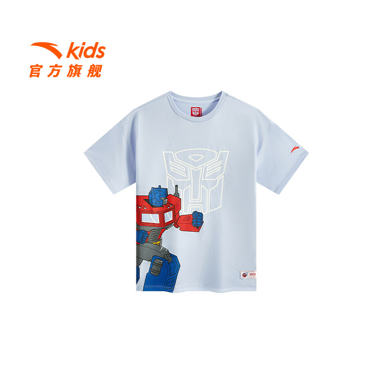 变形金刚安踏儿童男小童针织短袖衫2025夏款透气舒适男孩纯棉短T,童装/婴儿装/亲子装,T恤,淘宝优惠券,粉丝福利购,淘宝优惠卷