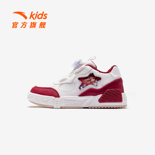 奶昔2丨安踏儿童运动鞋女童鞋26春季新款潮流低帮板鞋纽扣童鞋