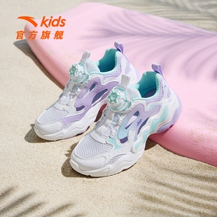 夏季 子跑鞋 新款 款 透气防滑包头运动休闲凉鞋 安踏儿童女大童沙滩鞋