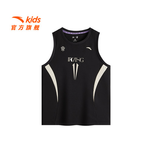 安踏儿童男大童针织背心