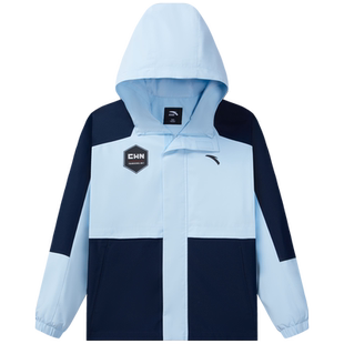 安踏儿童四防户外运动外套男童冬装25秋冬新年马年红色保暖两件套