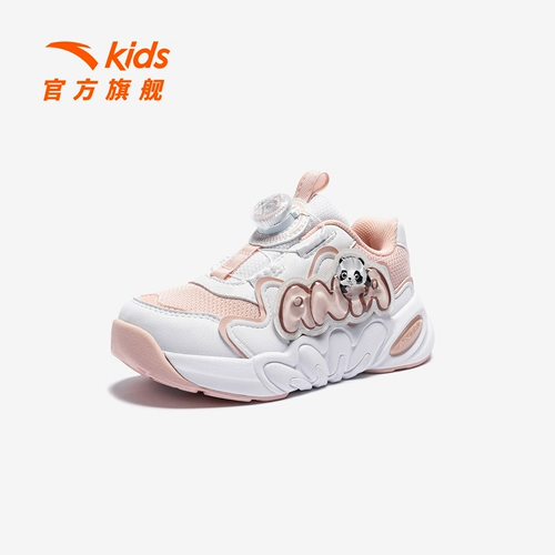 Dundun Shoes丨Anta, детская спортивная обувь, 25 зимних новых стильных девочек, обувь для пап на толстой подошве, детская обувь с ручкой