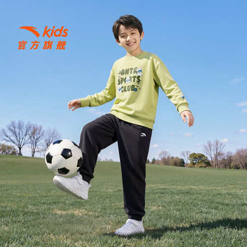 安踏儿童男女小童针织运动套