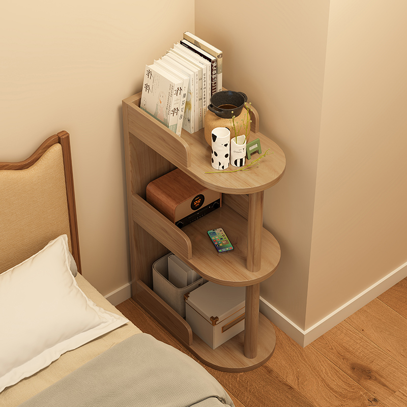 床头柜小型简约迷你超极窄夹缝柜2024新款床边置物架储物收纳柜子