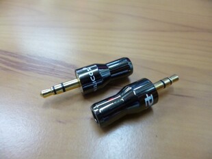 百威全铜镀金3.5MM立体声插头 耳机插头3.5mm插头