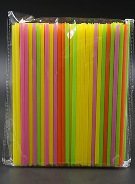 5000支一次性吸管彩色白色透明硬