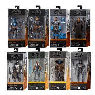 孩之宝星球大战曼达洛人6寸手办达斯维达欧比旺阿克斯可动人仔