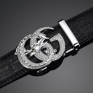 皮带男潮年轻人真皮高档自动扣百搭网红牛仔腰带2026新款商务裤带