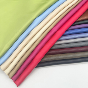 素色人造丝布料西服大衣里料服装面料里布布头宾霸里衬布清仓处理