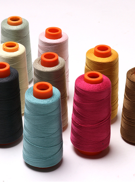 家用缝纫线203S涤纶细线缝衣服线缝纫机线手工diy彩色大卷宝塔线