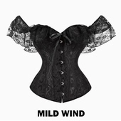 2026年新款 胶骨提花蕾丝花边宫廷收腹束腰聚拢托胸塑身外穿上衣女