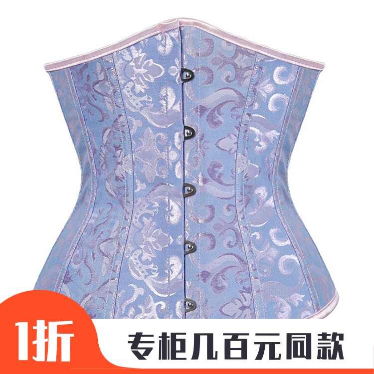 束身衣源头工厂 新娘礼服宫廷衣提花腰夹腰封护腰收腹带