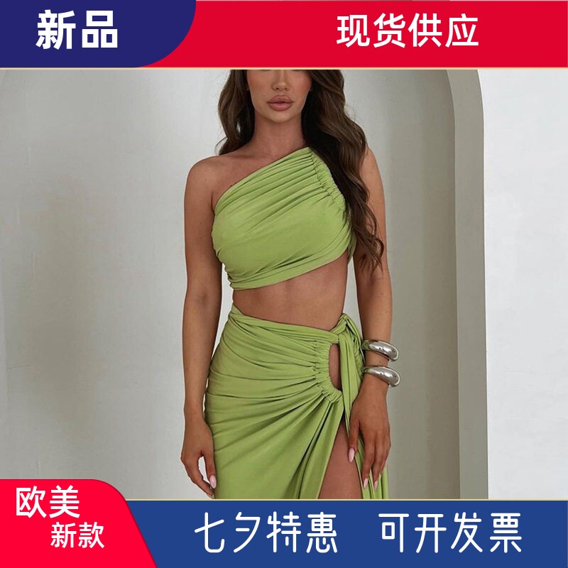 开叉长裙聚会露腰2025