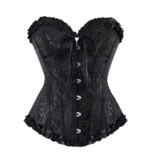 鱼骨束胸衣无肩带瘦腰胸衣