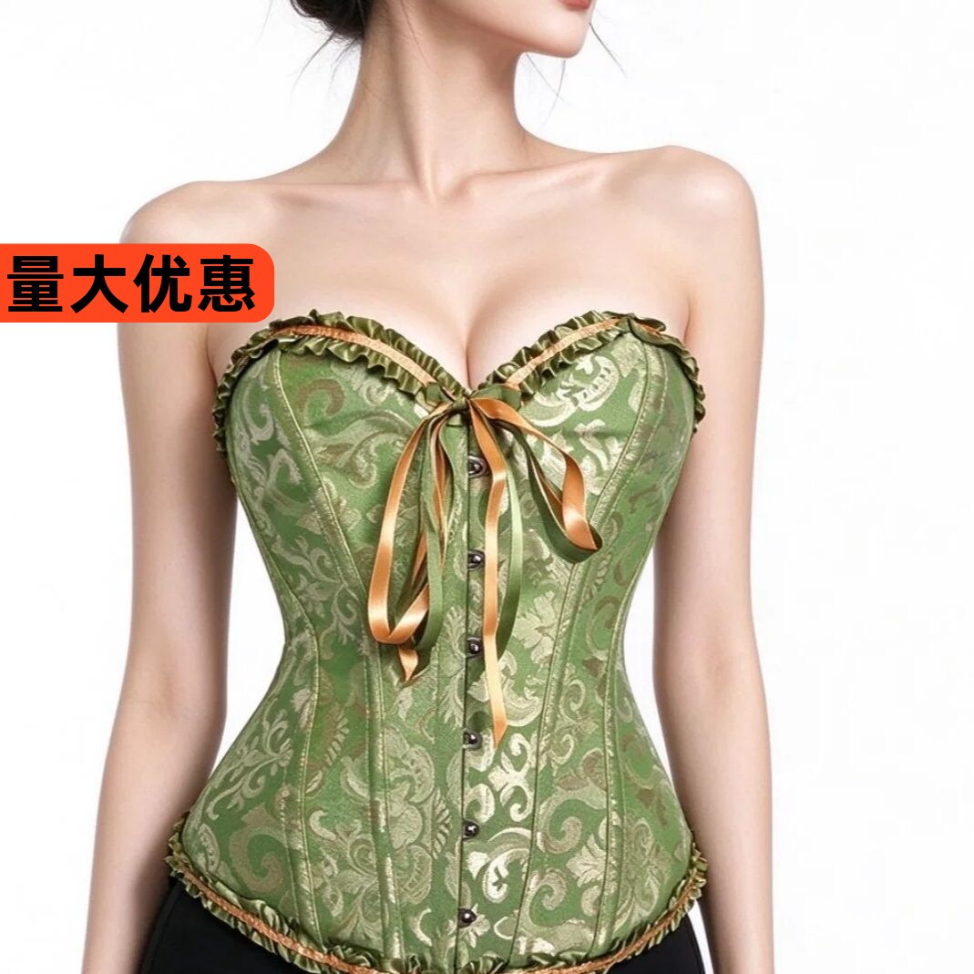 束腰美体宫廷束腰鱼骨衣