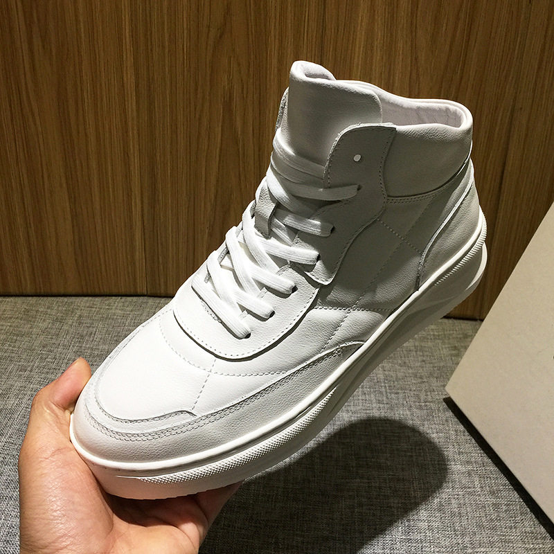 真皮运动鞋百搭韩版潮流休闲板鞋
